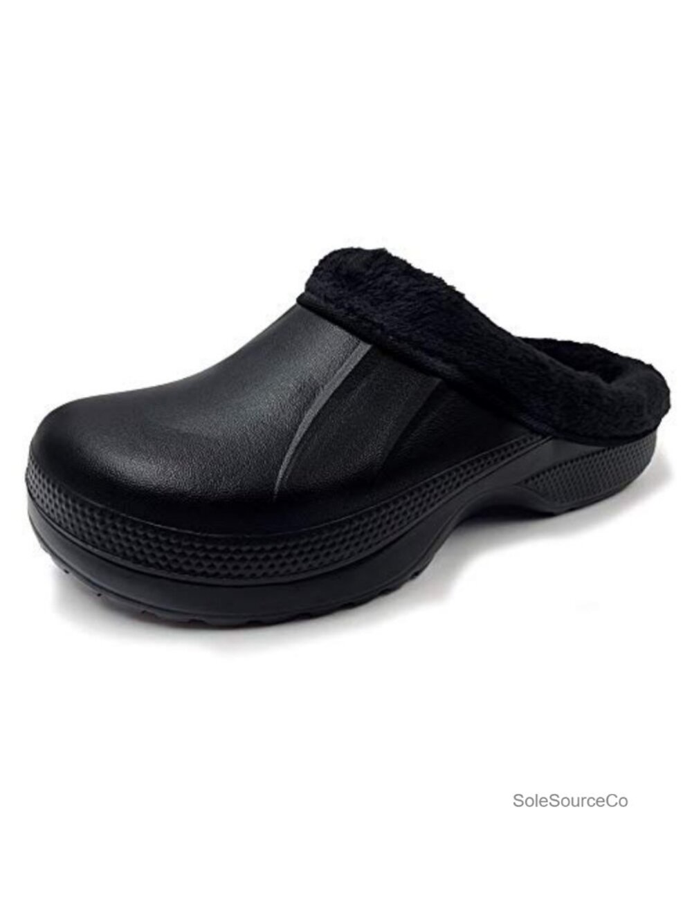 Fur Lined Clogs Fleece Slippers Winter House Home Shoes
